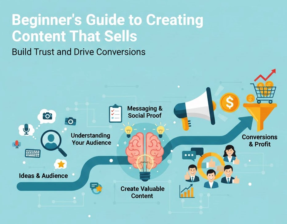 Beginner’s Guide to Creating Content That Sells: Build Trust and Drive Conversions